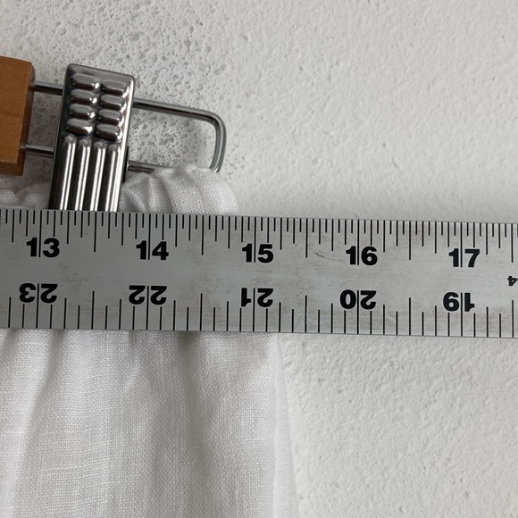 J. Crew Women's New Soleil pant in linen Medium White Color - Picture 3 of 8